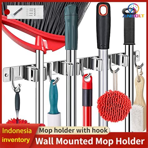 Jual Wall Hook Gantungan Sapu Alat Pel Dengan Hook Kait Penjepit