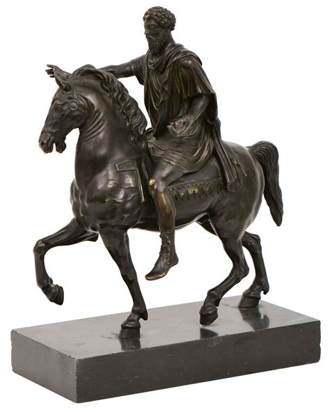 Sold Price Bronze Equestrian Statue Of Marcus Aurelius February 6