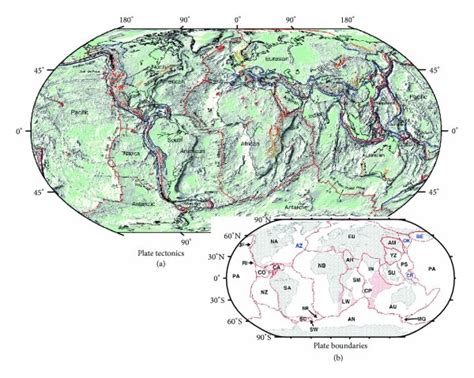 The Earths Lithosphere Is Divided Into Several Tectonic Plates That