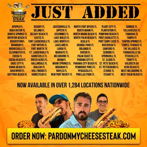 Pardon My Cheesesteak on Twitter: "NEW LOCATIONS! https://t.co ...