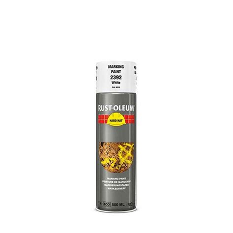 Rust Oleum Hard Hat Peinture De Marquage En A Rosol Blanc Ml