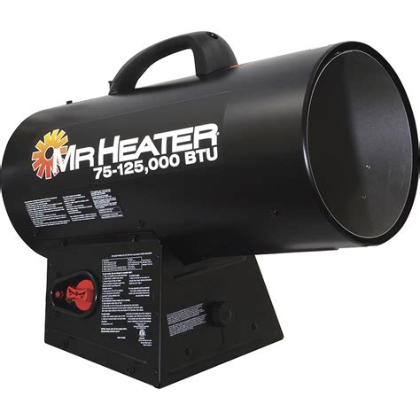 Mr Heater Portable Propane Forced Air Heater With Quiet Burn