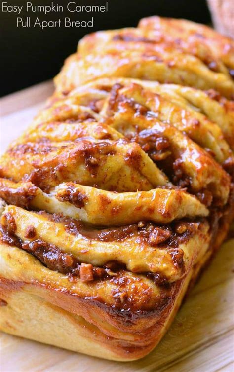 Easy Pumpkin Caramel Pull Apart Bread NONDON