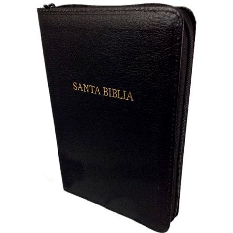 Biblia Reina Valera Letra Grande Negra Filo Dorado Con Cierre