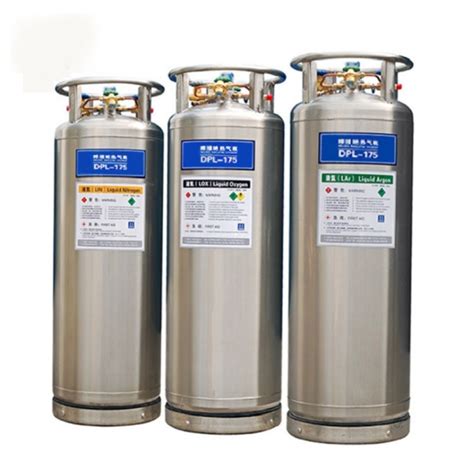 175L195L 210L Liquid Nitrogen CO2 Oxygen Cryogenic Dewar Tank