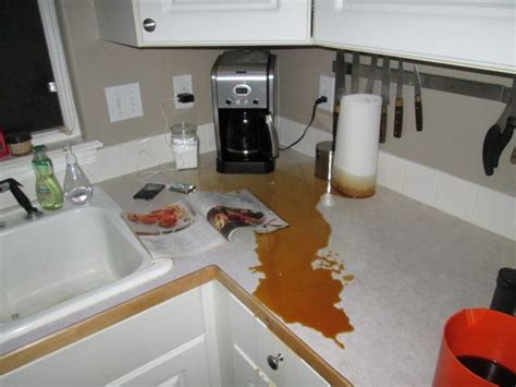 Coffee Mess Coffee Overflow Mess Coffee Brewer Mess Has This