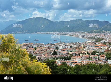 Marmaris Turkey May 1 2014 Aerial View To The Bay Of Marmaris