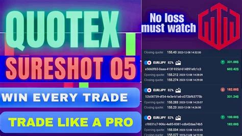 Binary Option Trading Strategy Quotex Sureshot Win Every Trade Quotex Quotextrading Binary