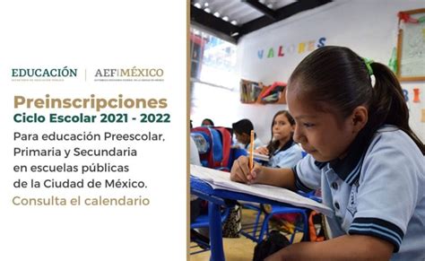 Fechas De Preinscripciones En Cdmx Para Primaria Y Secundaria