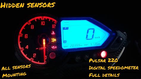 Bajaj Pulsar F Bs Speedometer Full Details Hidden Sensor Sensors