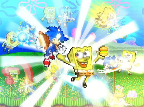 Sonic vs SpongeBob - Second Placed All-Stars by JayTay500 on DeviantArt