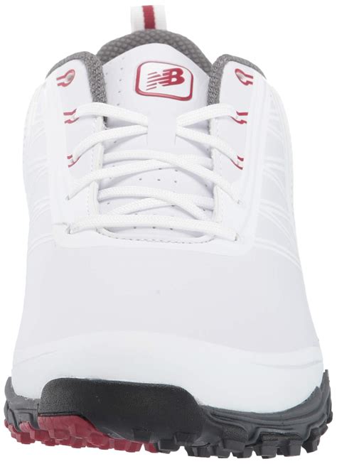 New Balance Men S Minimus Sl Waterproof Spikeless Comfort Golf Shoe 10 5 2e 2e Us White Maroon