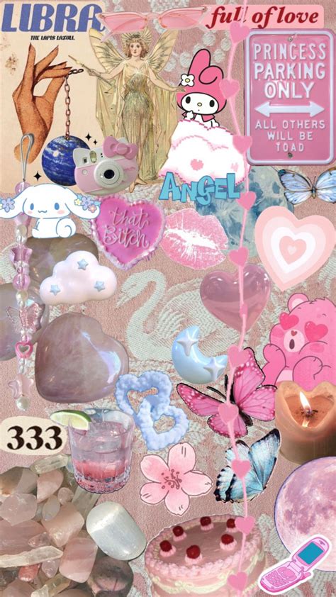 Aesthetic Pink Pinkaesthetic Sanrio Aesthetic Collage Pink Aesthetic Line Art Drawings