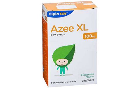 Azee XL 100 Mg Dry Syrup 30 Ml Uses Price Dosage Side Effects