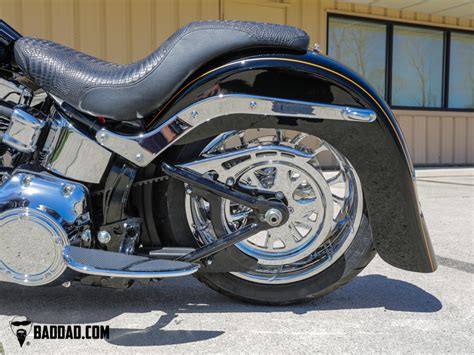 200mm Classic Stretched Softail Fender Bad Dad Custom Bagger Parts