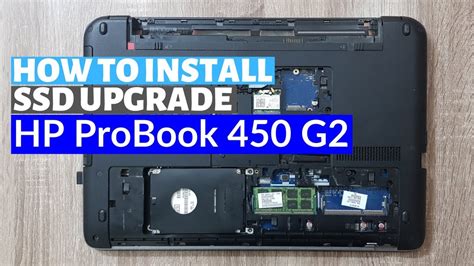 How To Install Ssd Upgrade In Hp Probook G Laptop Youtube