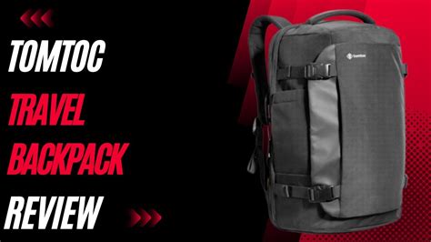 Tomtoc Travel Backpack L Your Ultimate Travel Companion Youtube