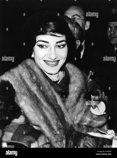 MARIA CALLAS Italian opera singer Stock Photo - Alamy