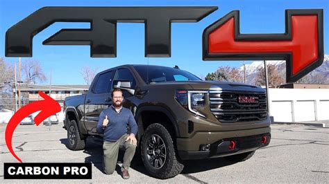 2024 Gmc Sierra At4 Carbon Pro Carbon Fiber On A Truck Youtube