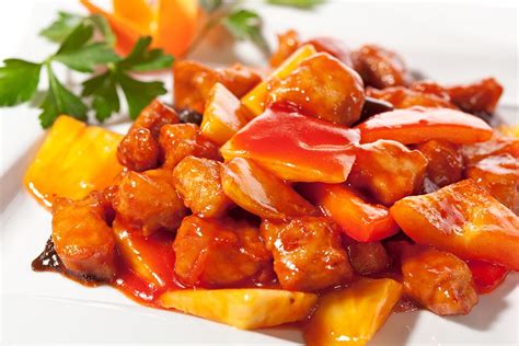 Chinese Food Sweet And Sour Pork