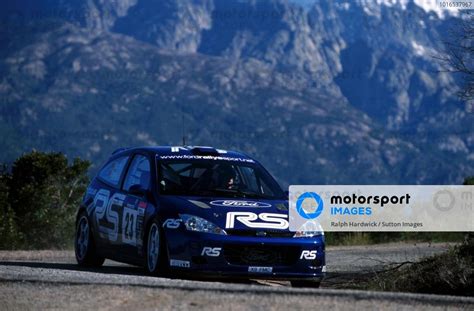 Francois Duval Bel Ford Focus Wrc Made His World Rally Debut But