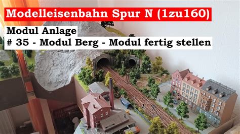 Modellbahn Spur N Zu Modul Berg Fabrik Bzw Modul