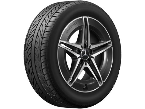 AMG 5-twin-spoke wheel, 45.7 cm (18-inch), high-sheen | A20640117007X23 ...