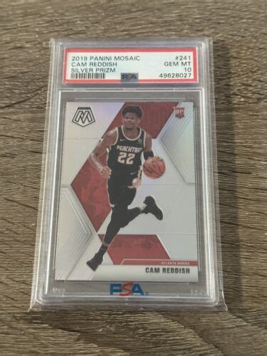 2019 Panini Mosaic Cam Reddish Silver Prizm Rookie PSA 10 Gem Mint 241