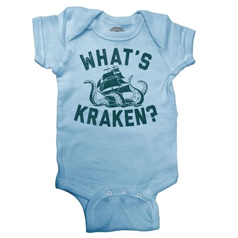 Whats Kraken Sea Monster Infant Bodysuit Unisex Fit Kraken Sea