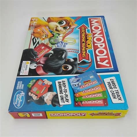 Masaüstü elektron oyun Hasbro Monopoly Junior Electronic Banking Board