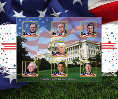 American Presidents – Stamp Sheet | Cpost International