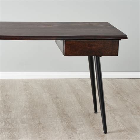 Dimitri Dark Brown Wooden Study Desk