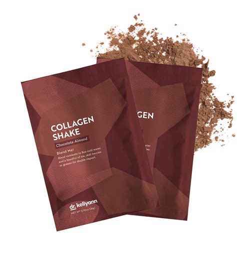 Chocolate Almond Collagen Shake Dr Kellyann