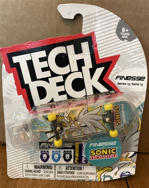 Mavin Tech Deck Finesse Skateboard Ultra Rare Sonic The Hedgehog