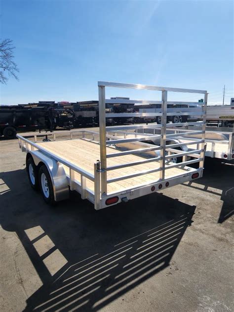 2023 Baughman Products 7x14 Aluminum Utility Trailer Wasatch Trailer Sales Layton