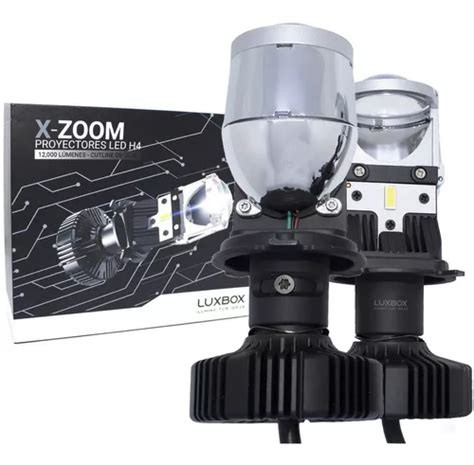 Lupas Led H4 Mini Proyectores Luxbox Xzoom Alta baja Envío gratis