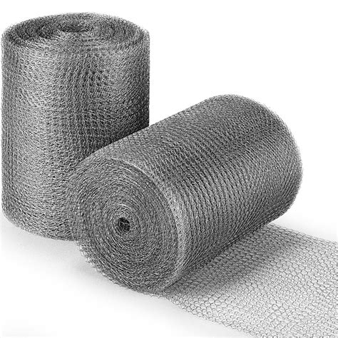 Buy Nuogo 2 Pcs Wire Mesh Roll 5 X 50 Ft Stainless Steel Mesh Weep