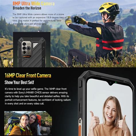 Ulefone Power Armor 19 4g 12gb Ram256gb 120hz Display 108mp Samsung Camera Thermometer Helio