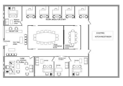 Design Project For New Floorplan For Law Office In United States Arcbazar