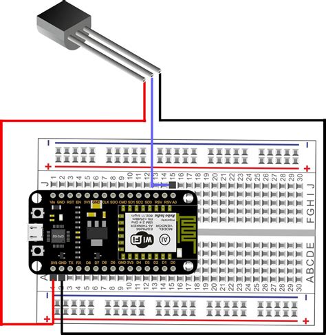 Nodemcu Lm Temperature Sensro On Arduino Ide Robo India