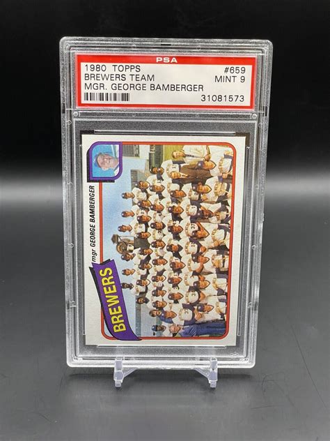 1980 Topps Team Checklist 659 George Bamberger For Sale Online EBay