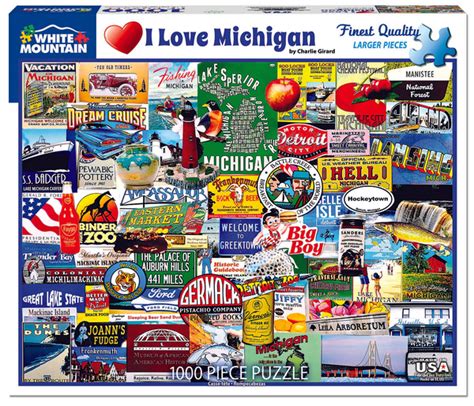 I Love Michigan 1221pz Jigsawpedia Fandom