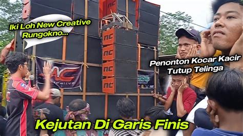 Kejutan New Creative Di Garis Finis Bikin Penonton Kocar Kacir Tutup