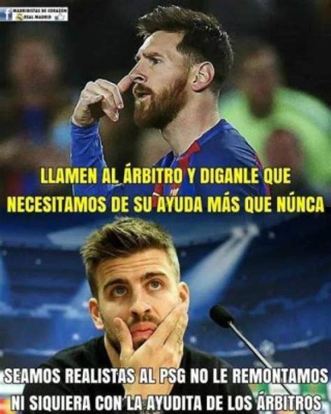 ¡los Memes Que Dejó La épica Remontada Del Barcelona Ante Psg