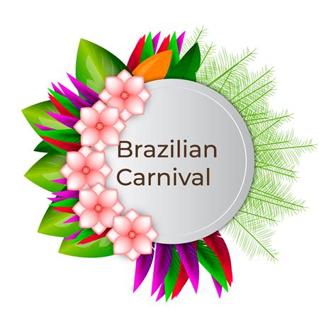 Colorful Brazilian Carnival Or Mardi Gras Party Banner 17398847 Png