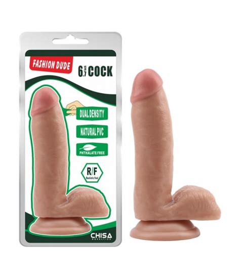 Fashion Dude Dildo Dual Density Con Test Culos Cm De Chisa