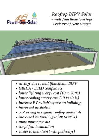 Bipv Solar Transparent Rooftop Generate Power Pdf