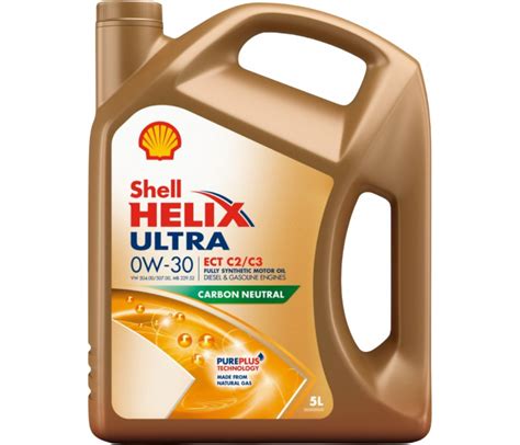 Shell Helix Ultra ECT C2 C3 0w30 Motorolie 5 Liter CROP