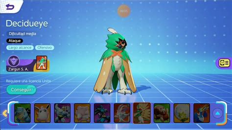 Nuevo Pok Mon P Jaro Decidueye En Pok Mon Unite Youtube