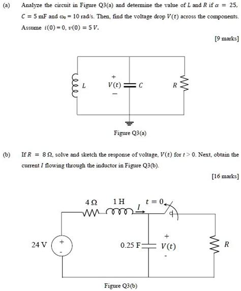 SOLVED Analyze The Circuit In Figure Q3a And Determine The Value Of L